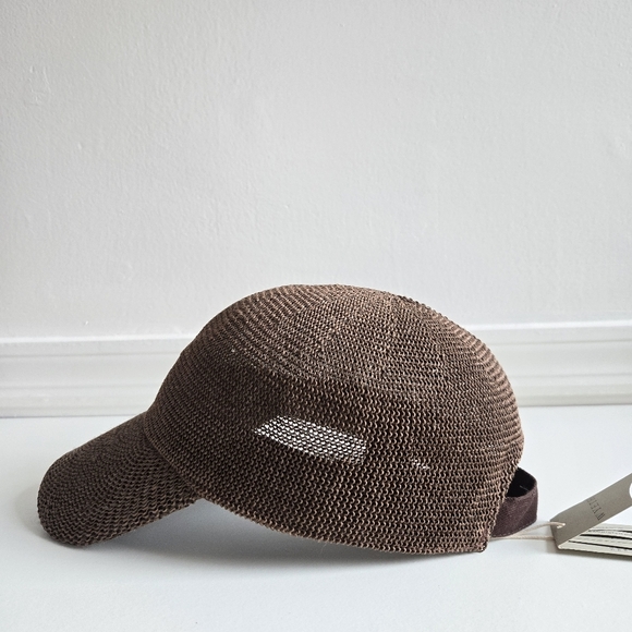 New Wyeth Paula Mesh Breathable Adjustable Packable UPF 50+ Chocolate Hat O/S main image 11